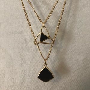 Men’s Necklace Bundle (2 Adjustable) Gold & Black